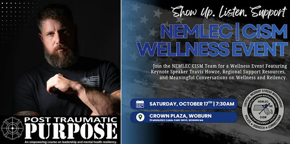 NEMLEC CISM Presents: A Post Traumatic Purpose Wellness Event photo